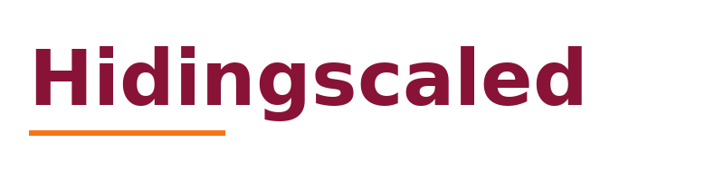 Hidingscaled logo